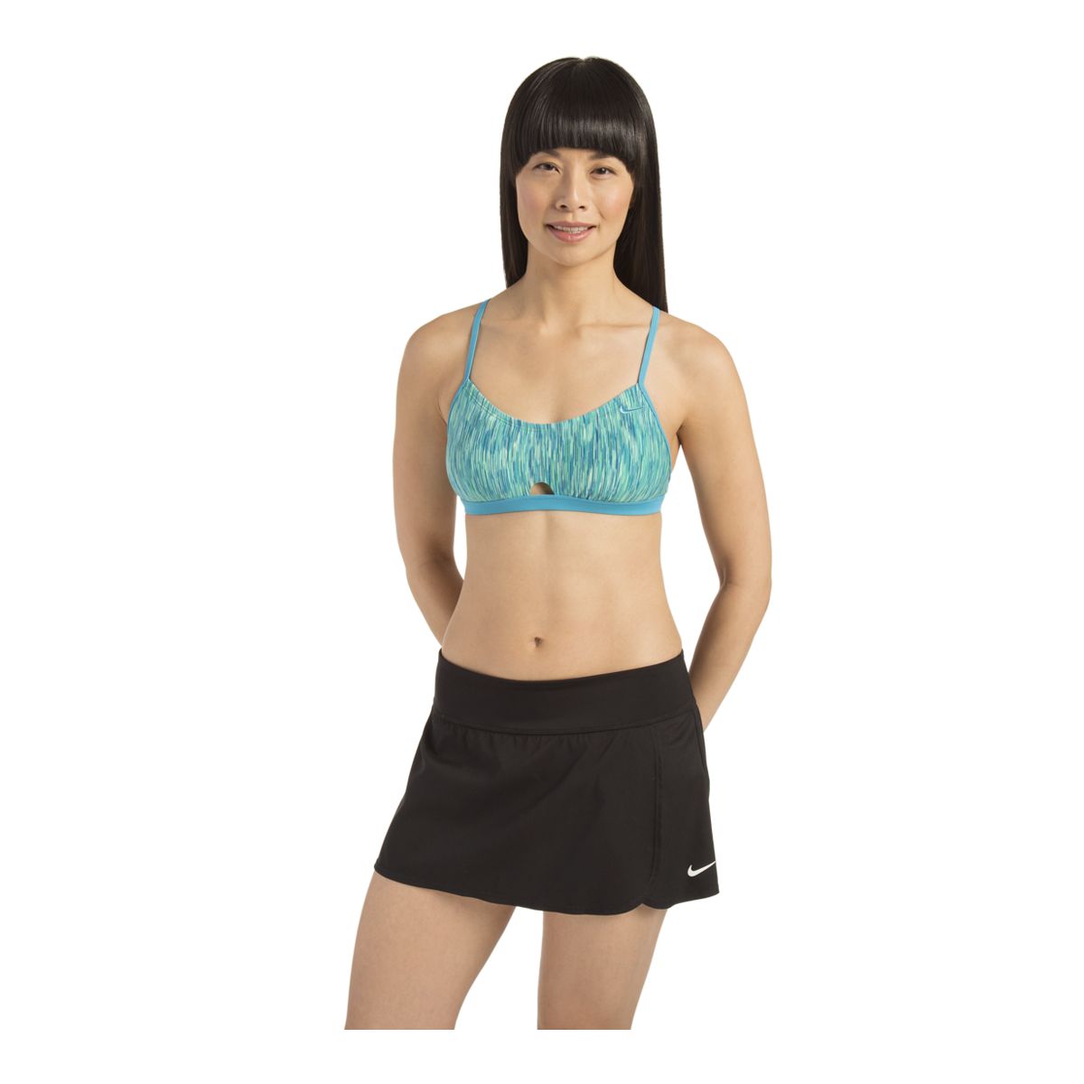 ☆NIKE☆\"Nike Swim Essential Women's Boardskirt\" Nike Plus Size Essential Swim Boardskirt, Black (No Pocket