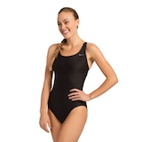 Nike Women's Epic Trainer Tank One Piece Swimsuit/Bathing Suit, Sport Front_Angled_Left