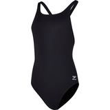 Speedo Women's Endurance Plus Solid Super Pro Back Swimsuit Front_Three_Fourths_Angled_Left