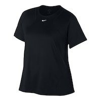 Nike Women's All Over Mesh T Shirt, Slim Fit Front_Angled_Left