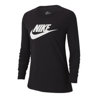 Nike Sportswear Women's Essentials Futura Icon Long Sleeve T Shirt Front_Angled_Left