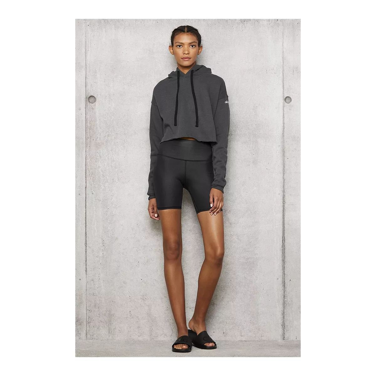 Alo Women's High Waisted Biker Shorts - Black