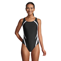 Speedo Women's Solid Quantum Spice 2.0 One Piece Swimsuit Front_Flat