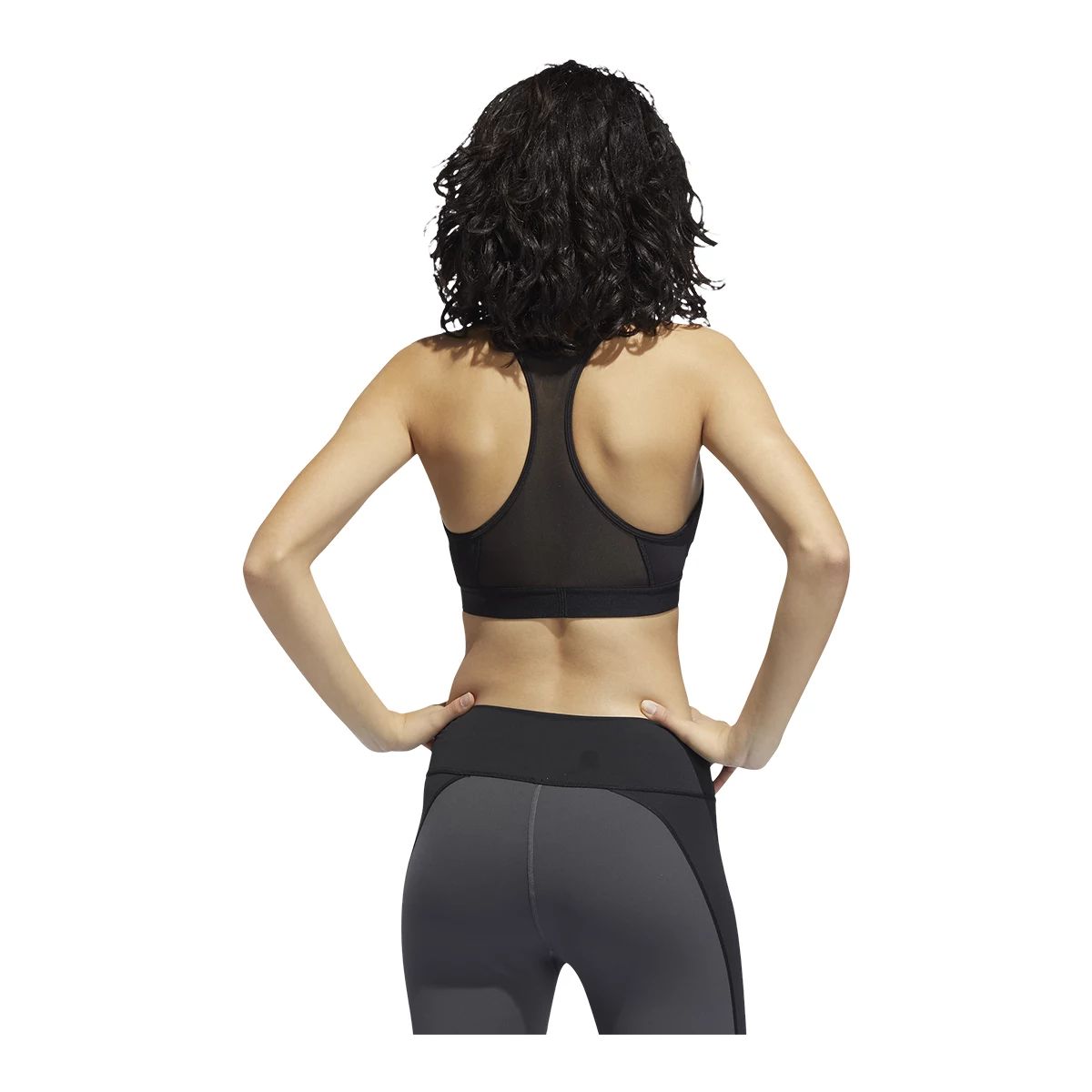 adidas Women's Don't Rest Alphaskin Sports Bra, Medium Impact, Padded