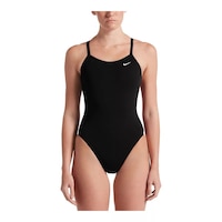Nike Women's Hydrastrong Racerback One Piece Swimsuit Front_Flat