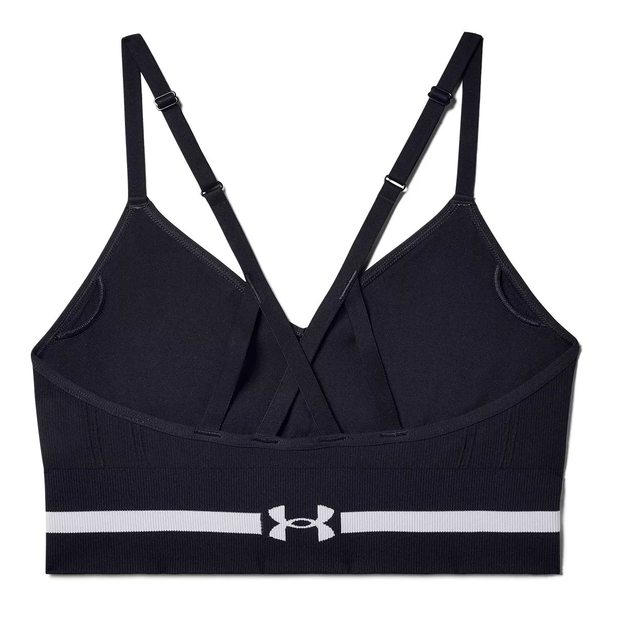 Under Armour SEAMLESS LOW - Light support sports bra - pink shock