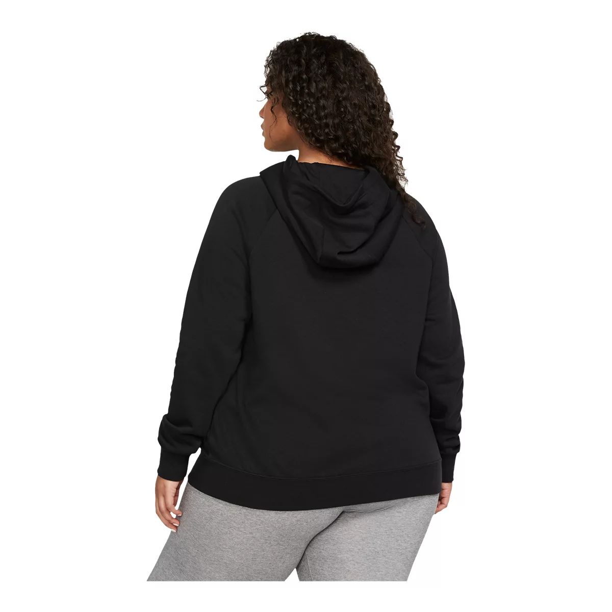 Nike Women's Essential Pullover Sweatshirt Hoodie, Fleece, Plus Size, Kangaroo Pocket