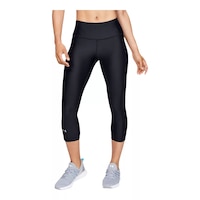 Under Armour Women's HeatGear© High-Rise Crop Tights Front_Flat