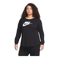 Nike Women's Essential Sweatshirt, Plus Size Front_Flat