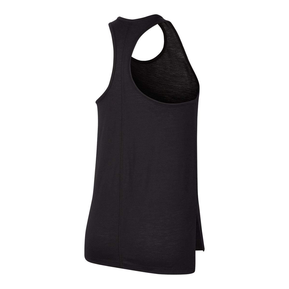 Nike Women's Yoga Layer Tank Top, Standard Fit, Sleeveless, Dri-FIT, Sports