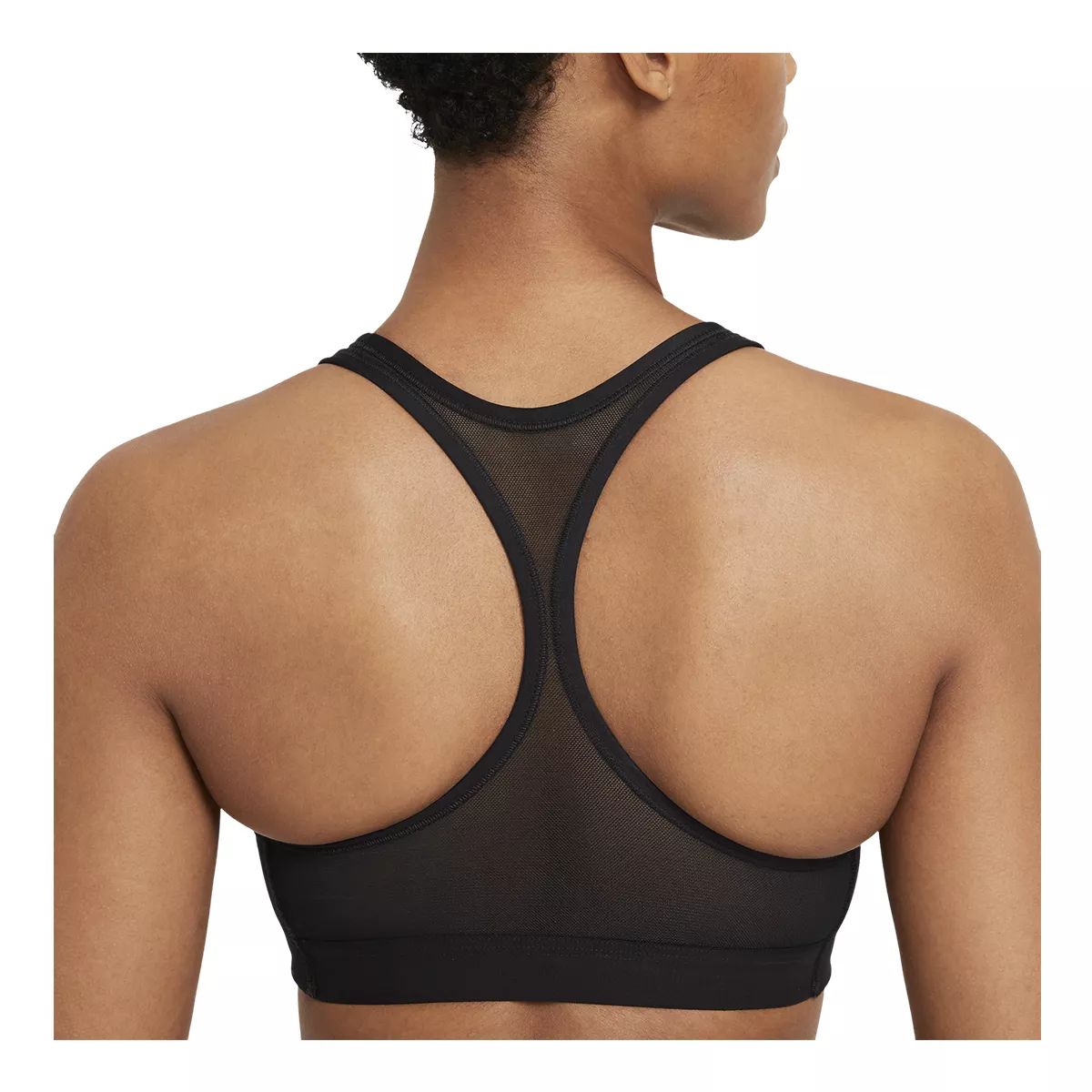 Nike Women's Swoosh Logo Medium Padded Sports Bra