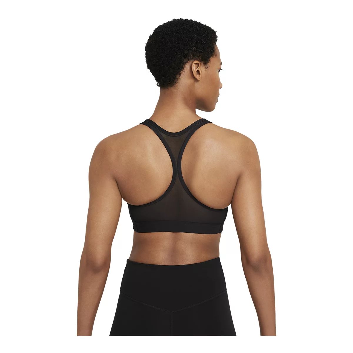 Nike Women's Swoosh Logo Medium Padded Sports Bra