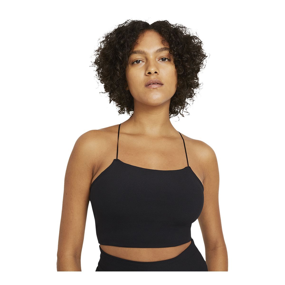Nike Women's Yoga Luxe Cami Tank Top, Tight Fit, Sleeveless, Dri-FIT,  Sports