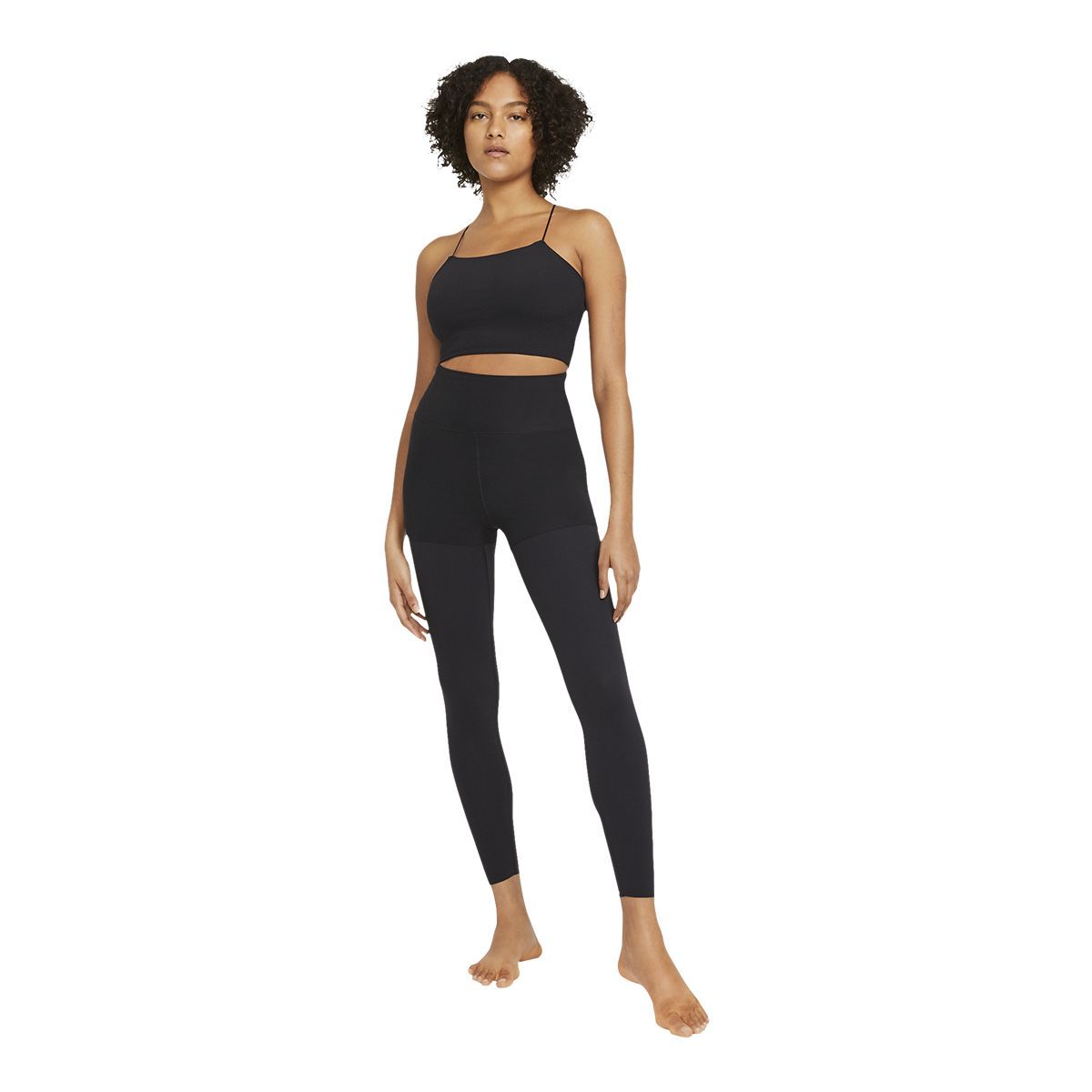 Nike Women's Yoga Luxe Cami Tank Top, Tight Fit, Sleeveless, Dri-FIT, Sports