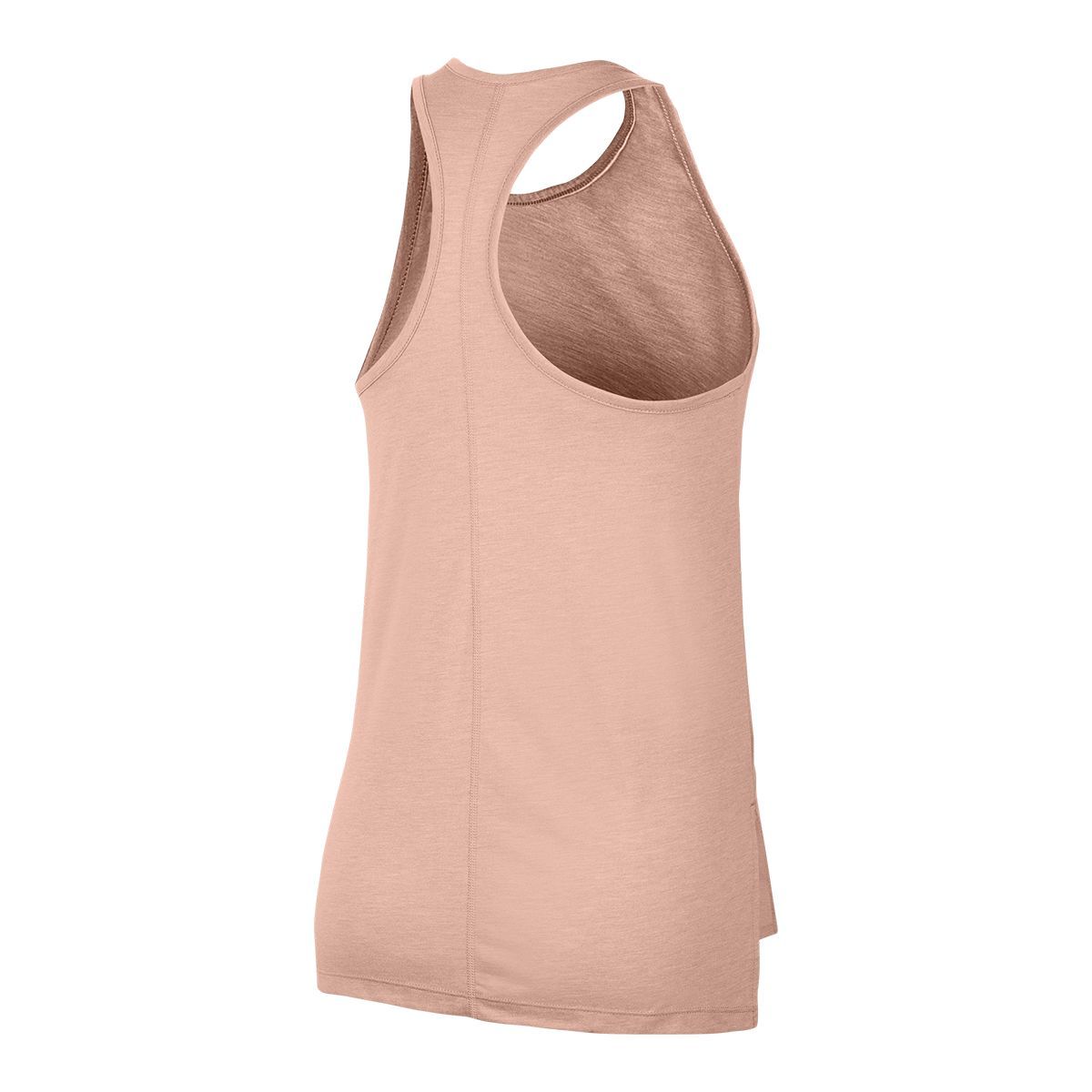 Nike Women's Yoga Layer Tank Top, Standard Fit, Sleeveless, Dri-FIT, Sports