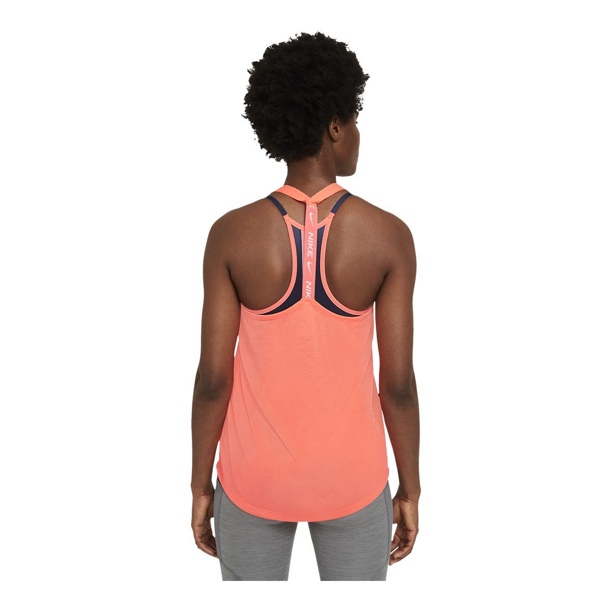 Nike Women's Elastika Tank Top, Standard Fit, Sleeveless, Dri-FIT, Sports