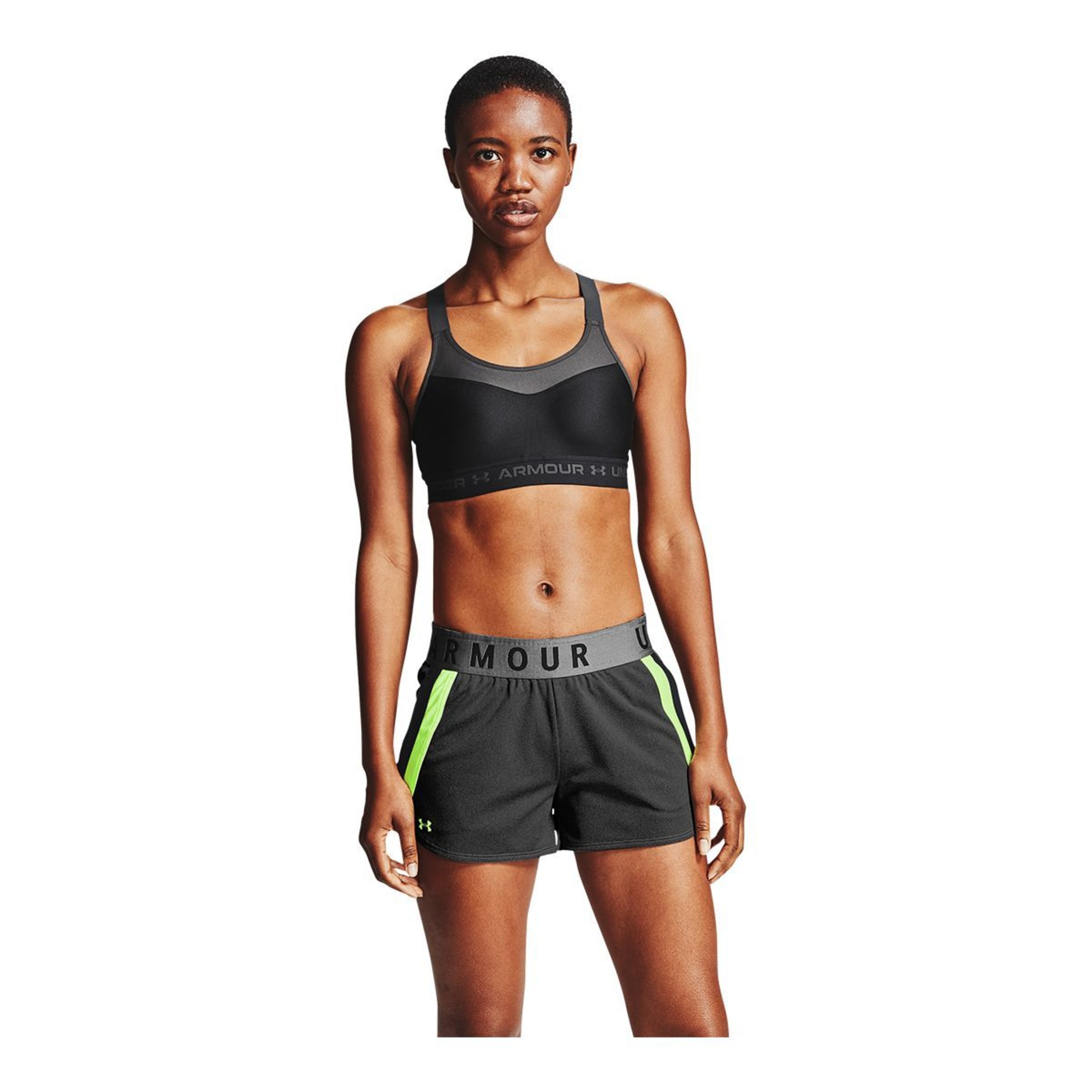 Under Armour Women's Armour Sports Bra, High Impact, Padded