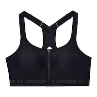 Under Armour Women's Armour Sports Bra, High Impact, Padded Front_Flat