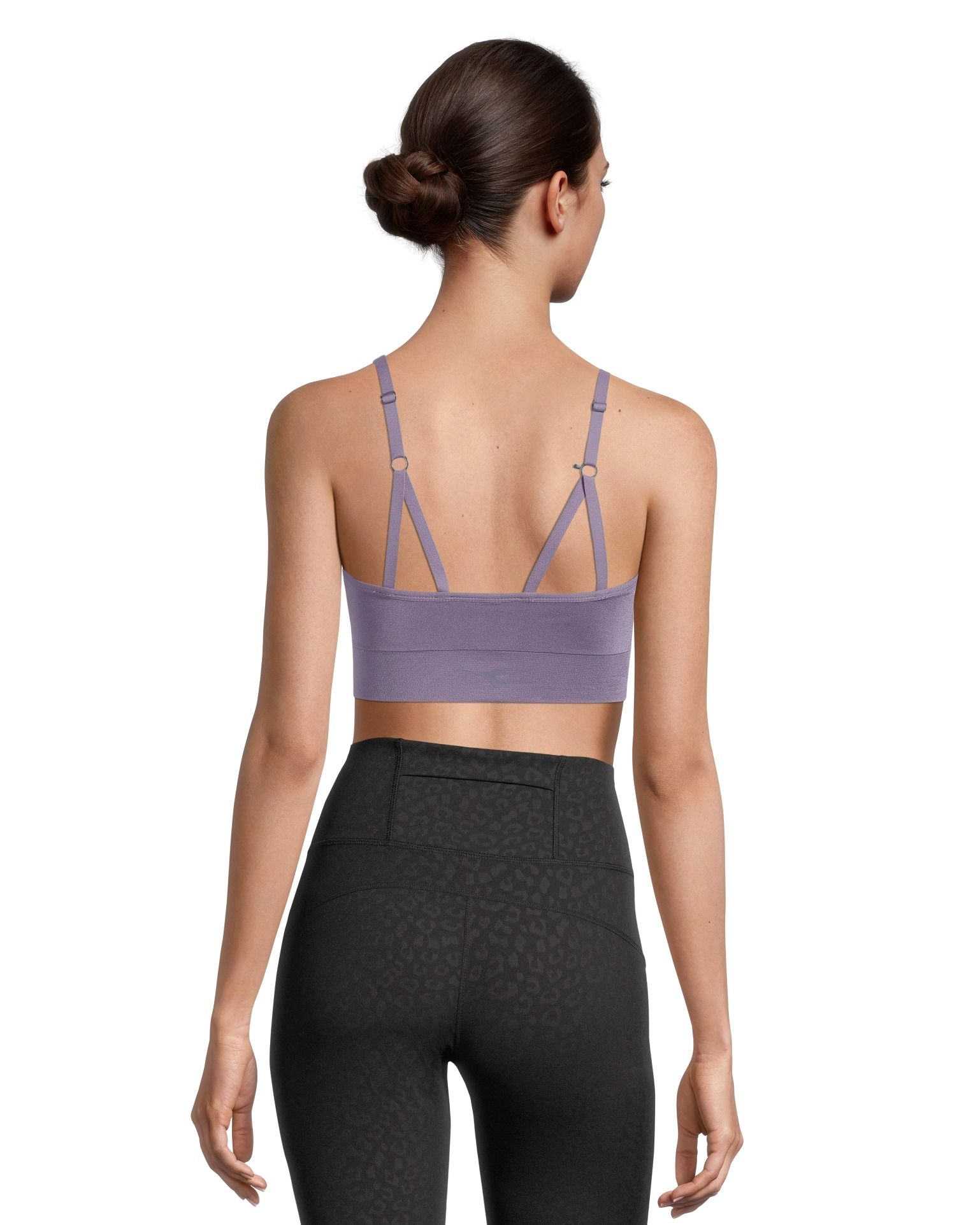 Diadora Women's Seamless 2 In 1 Strappy Low Padded Sports Bra