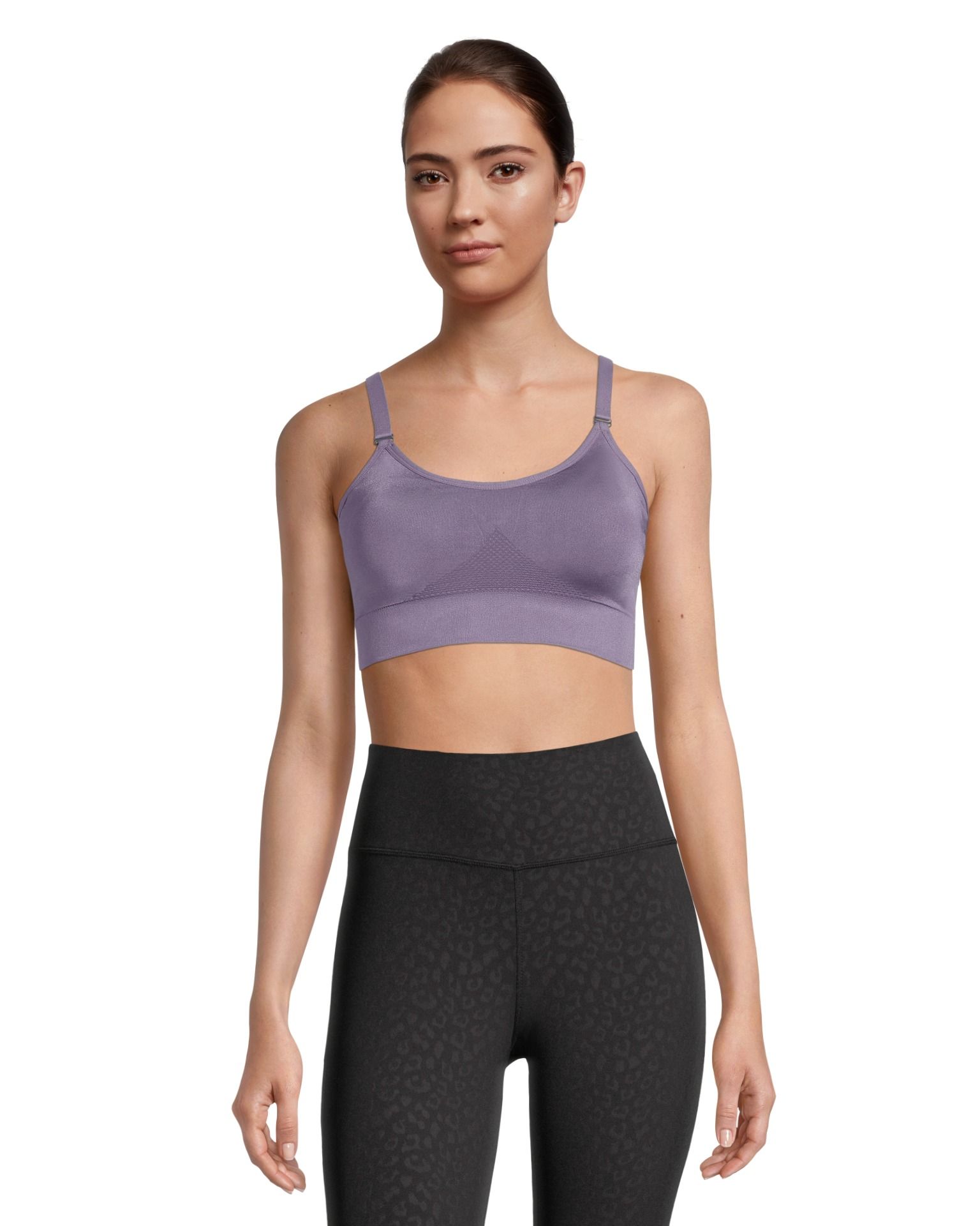 Diadora Women's Seamless 2 In 1 Strappy Low Padded Sports Bra