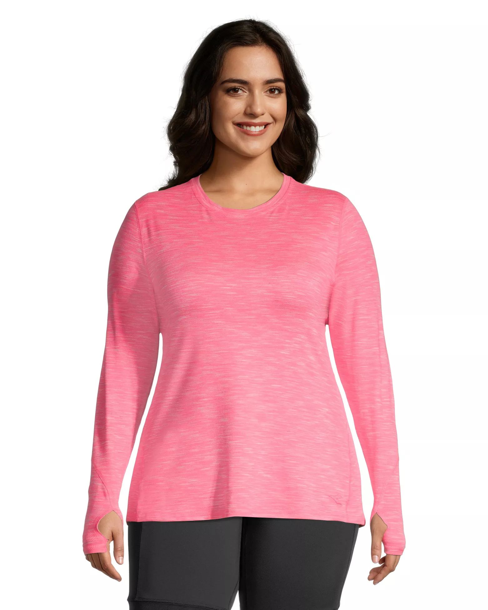 Diadora Women's Plus Size Essential Training Long Sleeve Shirt