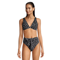 Ripzone Women's Mokomon Tie Back Swimsuit Bikini Top, Beach Front_Flat
