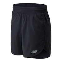 New Balance Women's Run Accelerate 5 Shorts Front_Three_Fourths_Angled_Left
