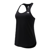 New Balance Women's Run Accelerate All Over Print Tank Front_Angled_Left