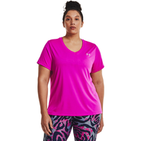 Under Armour Women's Tech T Shirt, Plus Size, Quick-Dry Front_Flat