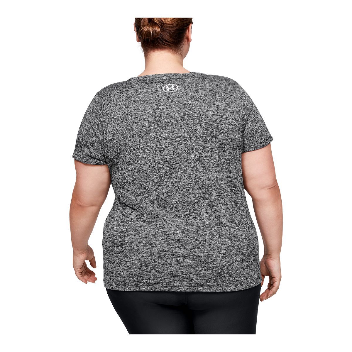Under Armour Women's Plus Size Tech Twist V-Neck T Shirt
