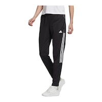 adidas Women's Tiro 21 Track Pants, Training, Soccer, Regular Fit, Tapered Front_Three_Fourths_Angled_Left