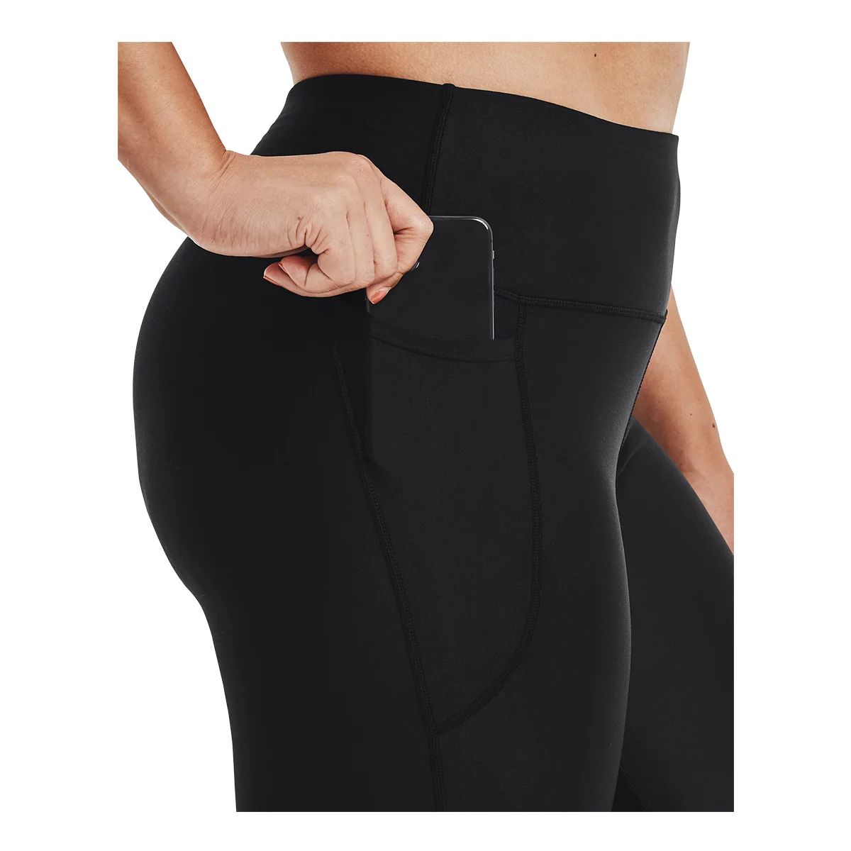 Under armour leggings on sale with side pockets