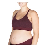 Modern Eternity Women's Maternity Bella Active Sports Bra Front_Three_Fourths_Angled_Left
