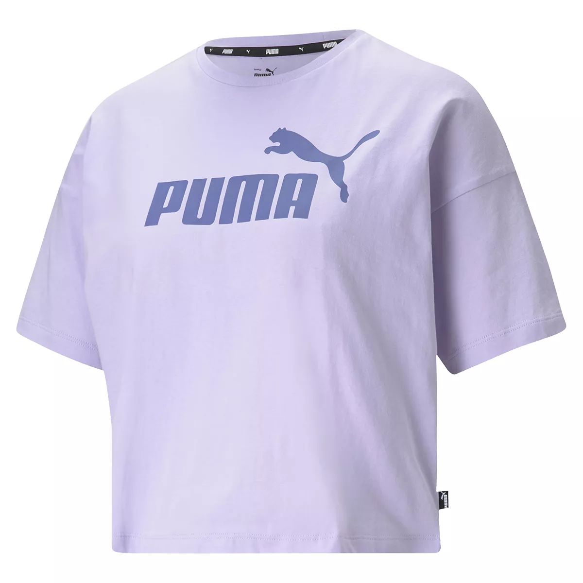 PUMA Women's Essentials Cropped Logo T Shirt