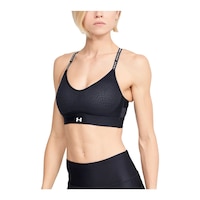 Under Armour Women's Infinity Sports Bra, Low Impact, Padded Front_Angled_Left