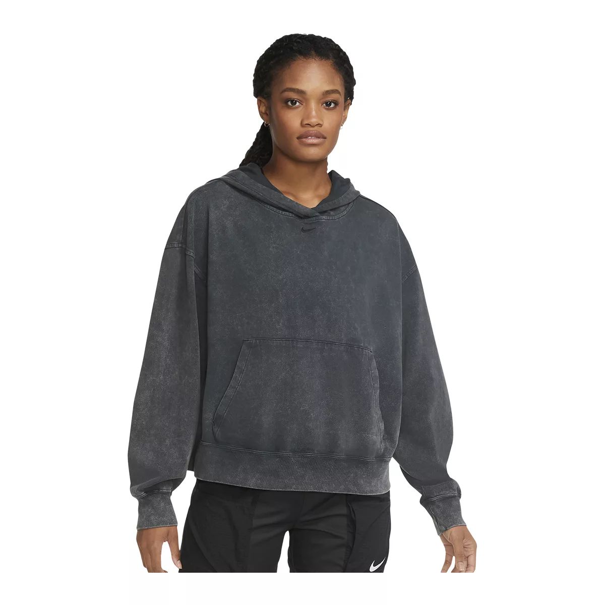 Nike Women's Wash Pullover Hoodie, Fleece, Oversized