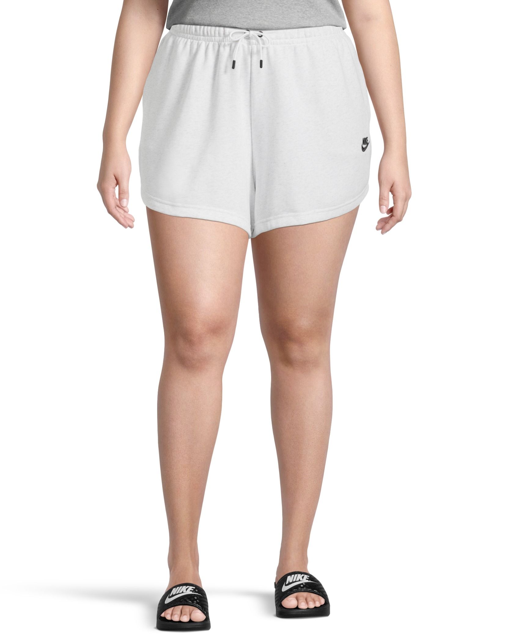 grey plus size nike shorts