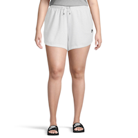 Nike Sportswear Women's Plus Size Essentials Fit High Rise Shorts Front_Flat