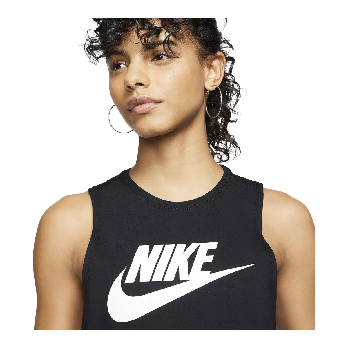Nike Women's Sportswear Essential Muscle Tank Top, Loose Fit, Sleeveless, Lightweight