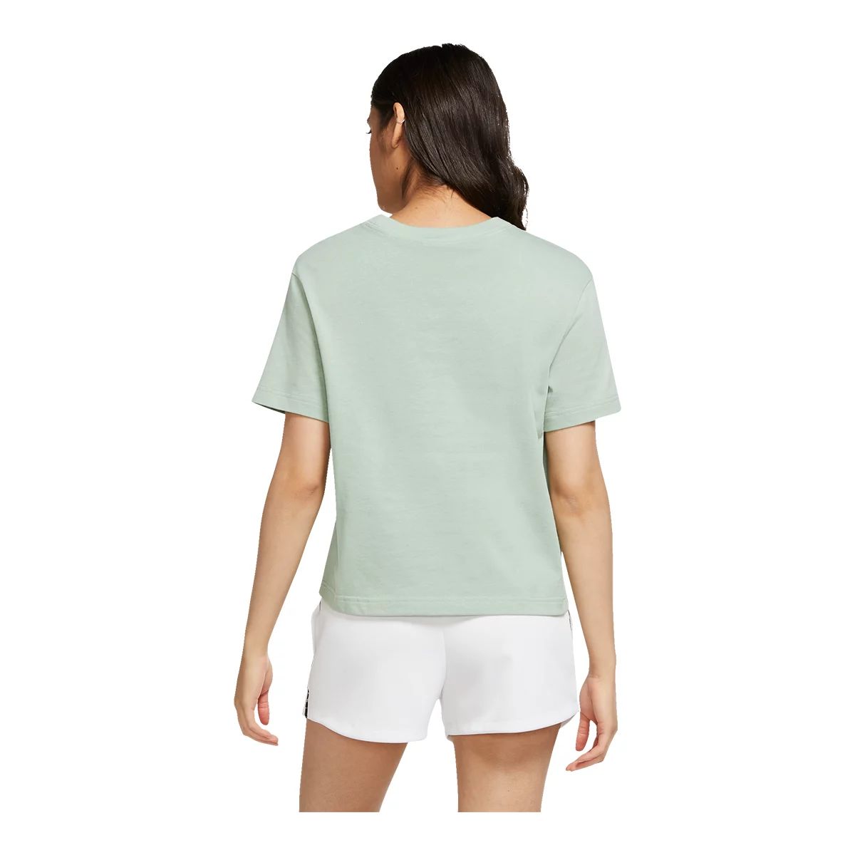 Nike Sportswear Women's Swoosh Cotton T Shirt, Relaxed Fit