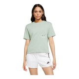 Nike Sportswear Women's Swoosh Cotton T Shirt, Relaxed Fit Front_Flat