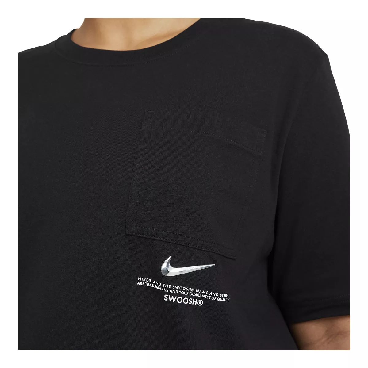 Nike Sportswear Women's Swoosh Cotton T Shirt, Plus Size