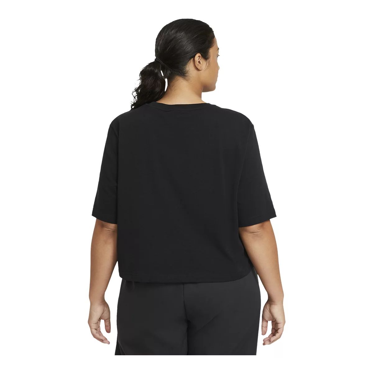 Nike Sportswear Women's Swoosh Cotton T Shirt, Plus Size