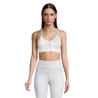 Nike Women's Indy Low Icon Clash Sky Dye Strappy Sports Bra Front_Flat