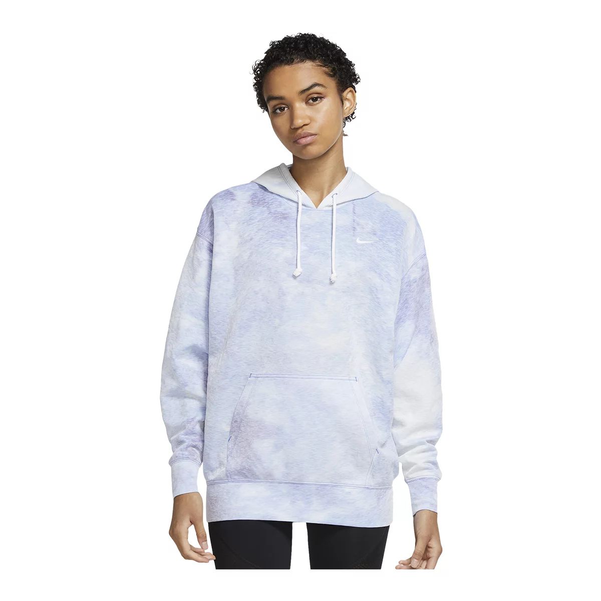 Nike Women's Plus Size Icon Clash Sky Dye Pullover Hoodie