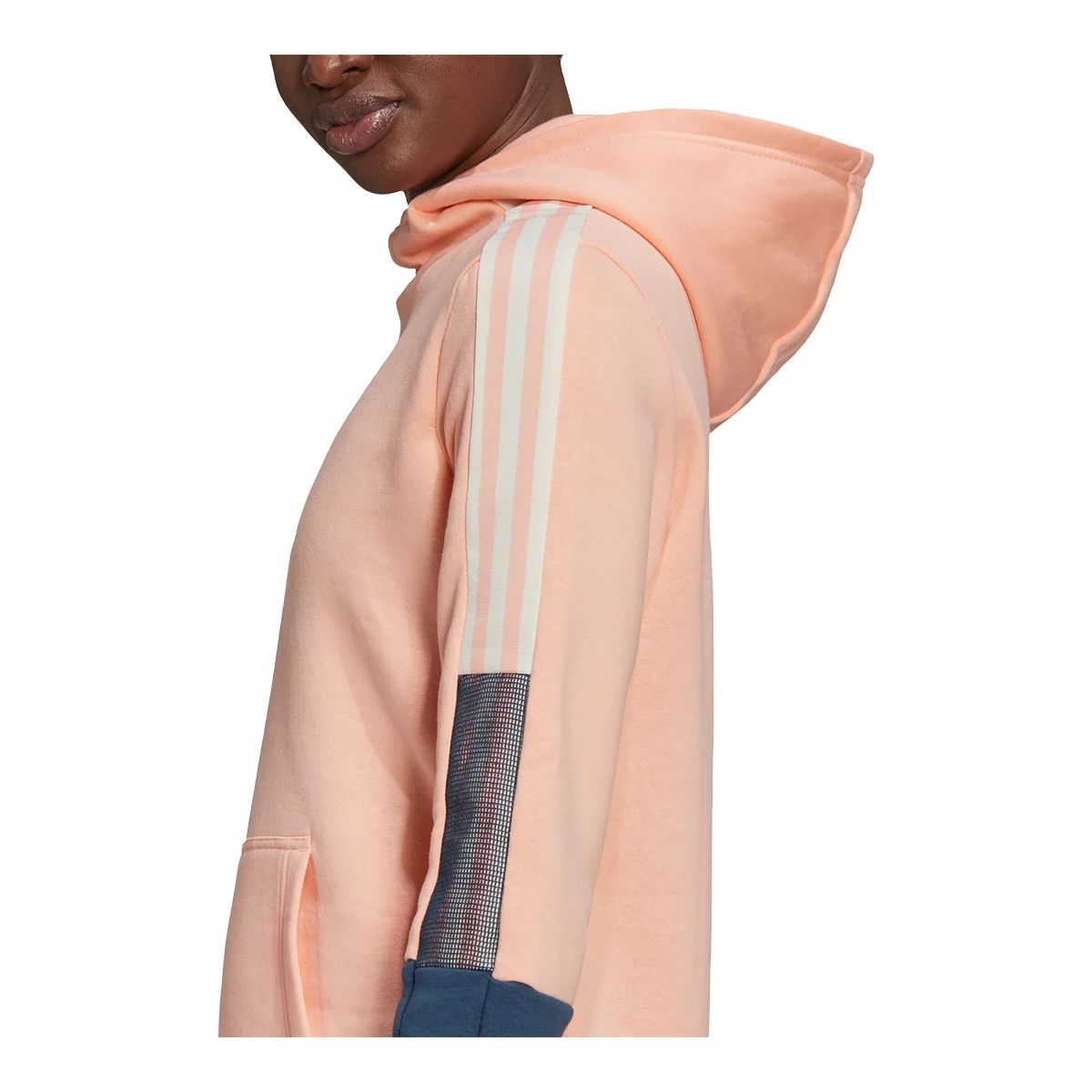 adidas Women's Tiro 21 Long Sleeve Hooded Shirt, Kangaroo Pocket