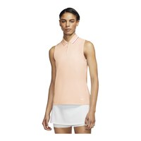 Nike Golf Women's Dri-Fit Victory Sleeveless Polo T Shirt, Dri-FIT Front_Angled_Left