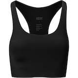Girlfriend Collective Women's Paloma Sports Bra, Medium Impact, Longline Front_Flat