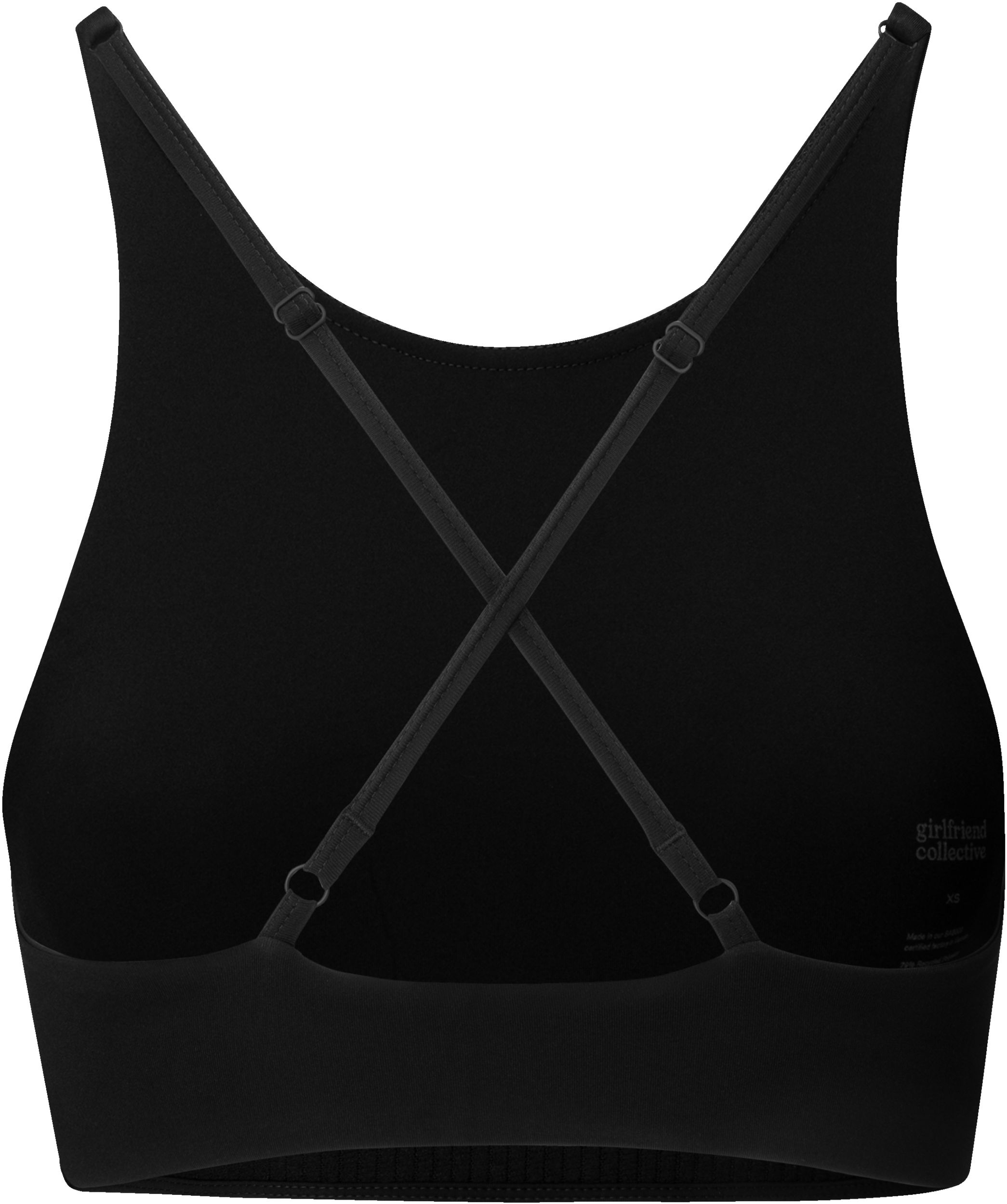 Girlfriend Collective Women's Topanga Sports Bra, Medium Impact, High Neckline