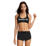 Hurley Women's Solid Full Coverage Swimsuit Bikini Bottom, Beach Front_Flat